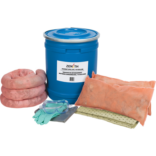 Premium Truck Spill Kit, Hazmat, Drum, 10 US gal. Absorbancy Pathway Supply LP