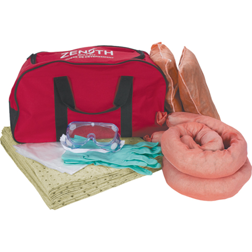 Trousse de lutte contre les d&eacute;versements de premi&egrave;re qualit&eacute; pour v&eacute;hicules, Mati&egrave;res dangereuses, Sac, Absorbance de 10 gal. US Pathway Supply LP