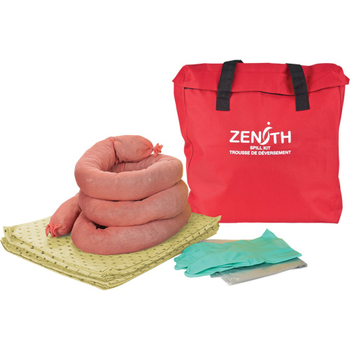 Trousse &eacute;conomique de lutte contre les d&eacute;versements, Mati&egrave;res dangereuses, Sac, Absorbance de 5 gal. US Pathway Supply LP