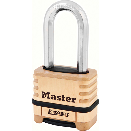 Cadenas &agrave; combinaison ProSeries, Argent, Rev&ecirc;tement en laiton, Largeur de 2-1/4" Pathway Supply LP