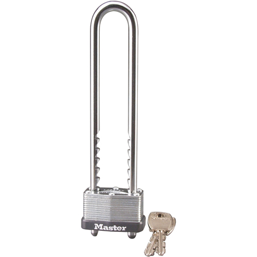 Laminated Padlock, Silver, Keyed Different, Laminated Steel, 1-3/4" Width Pathway Supply LP