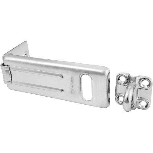 General Security Hardened Steel Hasp, Silver Pathway Supply LP