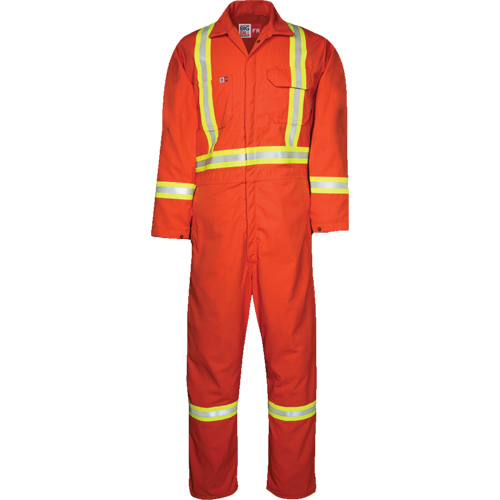 Westex UltraSoft&reg; Unlined Coveralls, Large, Orange Pathway Supply LP