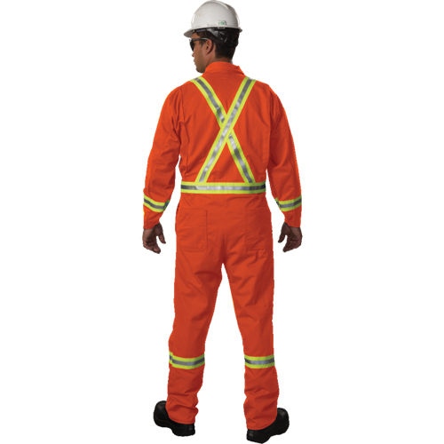 Westex UltraSoft&reg; Unlined Coveralls, Large, Orange Pathway Supply LP