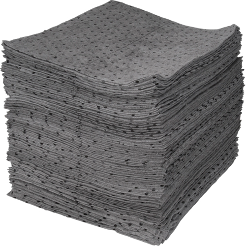 Premium Bonded Sorbent Pads, Universal, 15" x 17", 30 gal. Absorbancy Pathway Supply LP