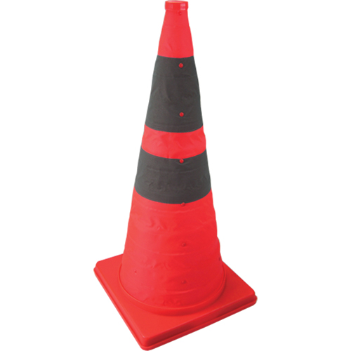 C&ocirc;ne repliable illumin&eacute;, 28" h, Orange Pathway Supply LP