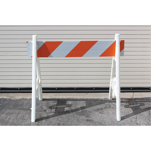 Barricades, A-Frame, 48" L x 40" H, Orange/White Pathway Supply LP