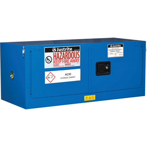 Armoires empilable pour rangement de mati&egrave;res dangereuses Sure-Grip Ex, 12 gal., 43" x 18" x 18" Pathway Supply LP