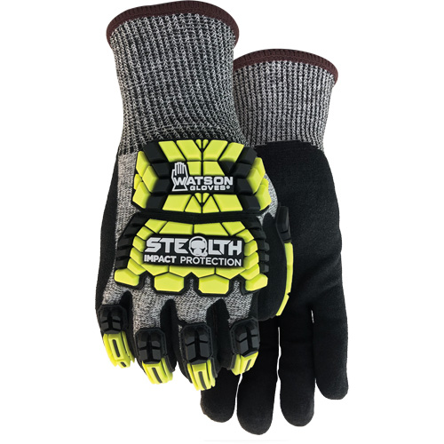 Gants antichocs Stealth Hellcat, Petit, Paume en PEHP, Poignet Poignet en tricot Pathway Supply LP