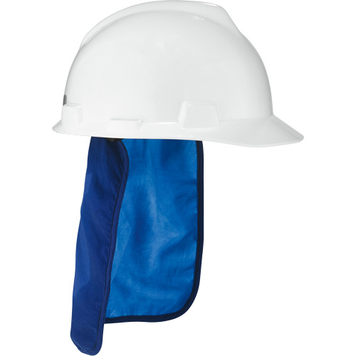 Tampon et voile pour le cou refroidissants pour casque de s&eacute;curit&eacute; Chill-Its 6717CT, Bleu Pathway Supply LP