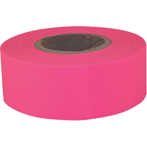 Sub-Zero Flagging Tape, 1.2" W x 150' L, Fluorescent Pink Pathway Supply LP