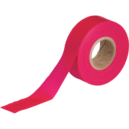 Ruban pour signalisation, 1,188" la x 150' lo, Rouge fluorescent Pathway Supply LP