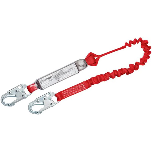 Longe &eacute;lastique antichoc PRO, 6', Point d'ancrage &agrave; Crochet mousqueton, Crochet mousqueton aux jambes, Polyester Pathway Supply LP