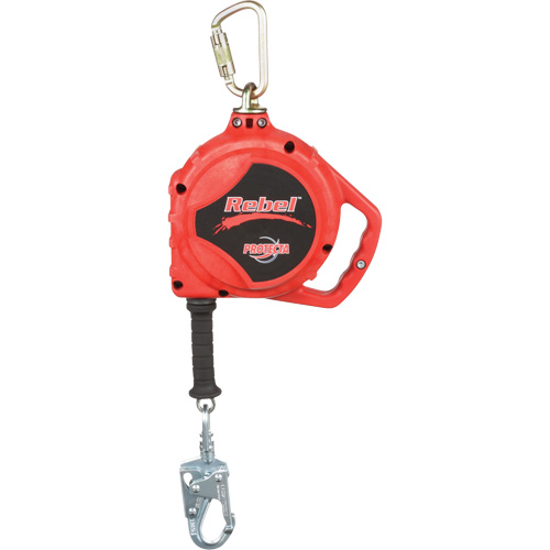 Cordage de s&eacute;curit&eacute; autor&eacute;tractable Rebel, 33', Acier inoxydable, Pivotant Pathway Supply LP