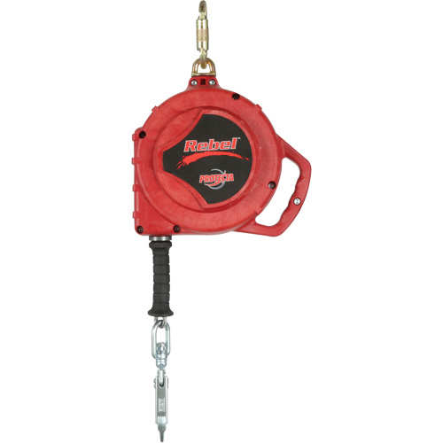 Cordage de s&eacute;curit&eacute; autor&eacute;tractable Rebel, 50', Acier inoxydable, Pivotant Pathway Supply LP