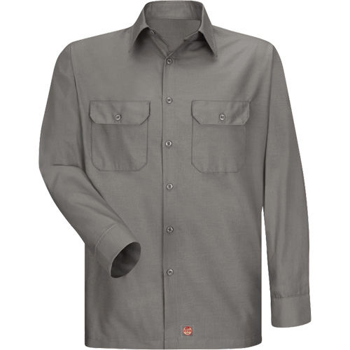 Long Sleeve Ripstop Shirt, Men's, 3X-Large, Grey Pathway Supply LP
