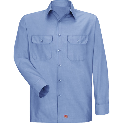 Long Sleeve Ripstop Shirt, Men's, 3X-Large, Blue Pathway Supply LP