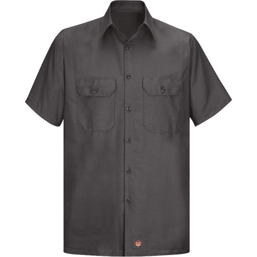 Short Sleeve Ripstop Shirt, Men's, 3X-Large, Charcoal Pathway Supply LP