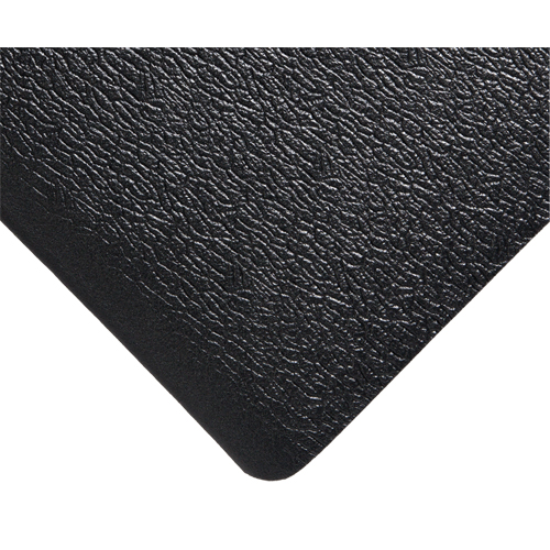 Deluxe Soft Step No. 444 Mats, Pebbled, 3' x 5' x 5/8", Black, PVC Sponge Pathway Supply LP