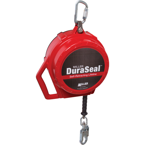 Cordage de s&eacute;curit&eacute; autor&eacute;tractable Miller DuraSeal, 50', Acier inoxydable, Pivotant Pathway Supply LP
