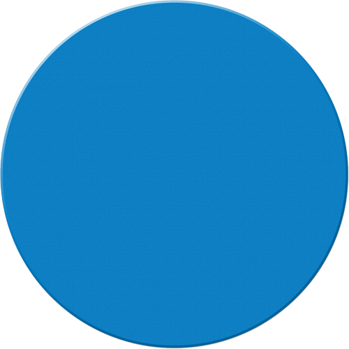 Marqueurs all&eacute;g&eacute;e/5S Armor Stripe, Cercle, 6" lo x 6" la, Bleu, Plastique Pathway Supply LP