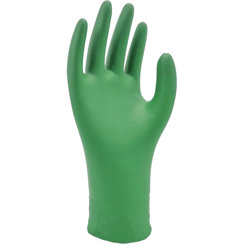 6110PF Biodegradable Gloves, X-Small, Nitrile, 4-mil, Powder-Free, Green Pathway Supply LP