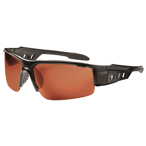 Lunettes de s&eacute;curit&eacute; Skullerz Dagr, Lentille Cuivre, Anti-&eacute;gratignures/Polaris&eacute;, ANSI Z87+/R&eacute;pond ou surpasse la norme CSA Z94.3 Pathway Supply LP