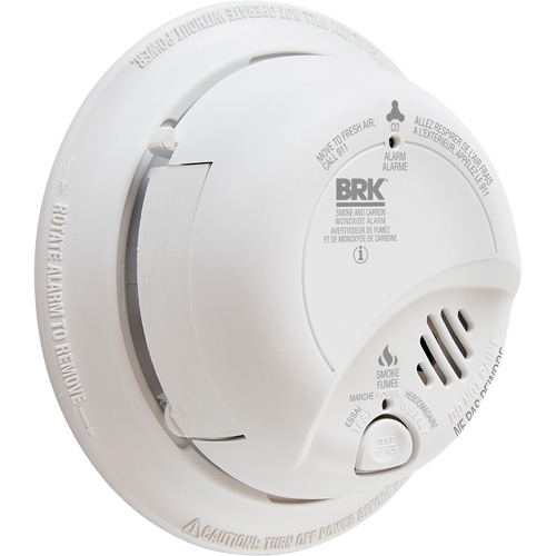 Ionization Smoke & Carbon Monoxide Combination Alarm, Battery Operated/Hardwired Pathway Supply LP