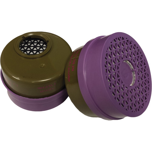 Cartouche pour respirateur, Cartouche gaz/vapeur, Gaz multiples/Vapeur organique/Filtre P100 Pathway Supply LP