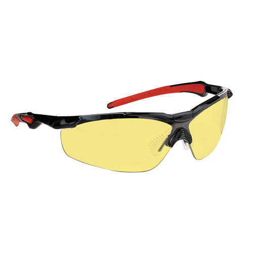 Dynamic Hawk Series Safety Glasses, Amber Lens, Anti-Fog, ANSI Z87+/Meets/Exceeds CSA Z94.3 Pathway Supply LP