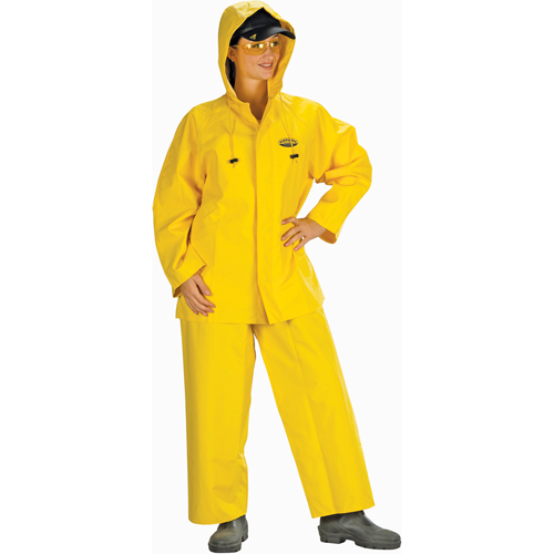 Hurricane Flame Retardant/Oil Resistant Rain Suits - Rainsuits, 4X-Large, Yellow Pathway Supply LP