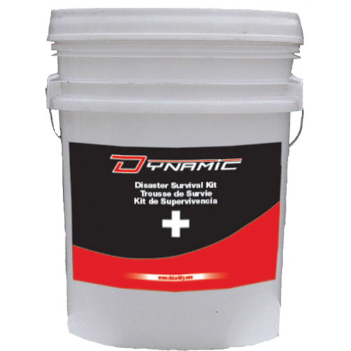 Trousse de premiers soins pour pr&eacute;paration aux situations d'urgence Dynamic, Dispositif m&eacute;dical Classe 1, Seau Pathway Supply LP