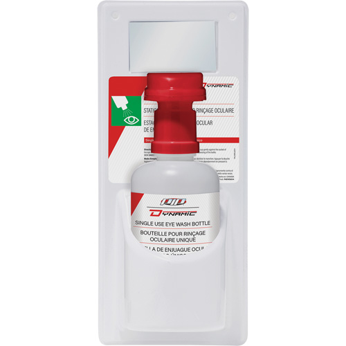 Dynamic Single-Use Eyewash Station with Isotonic Solution, Single Pathway Supply LP