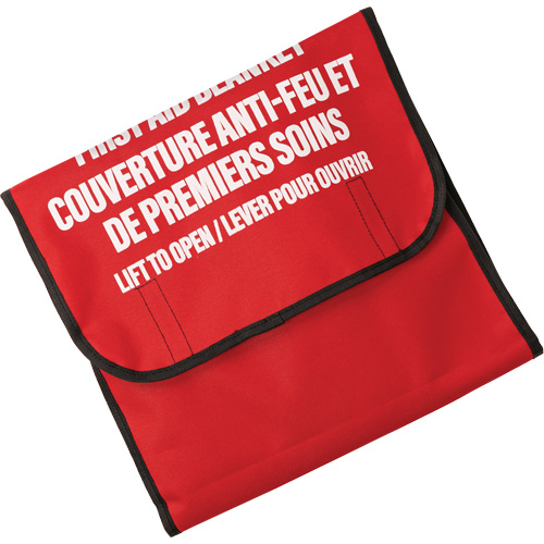 Dynamic Fire Blanket with Nylon Pouch Holder, Wool, 60"L x 71"W Pathway Supply LP