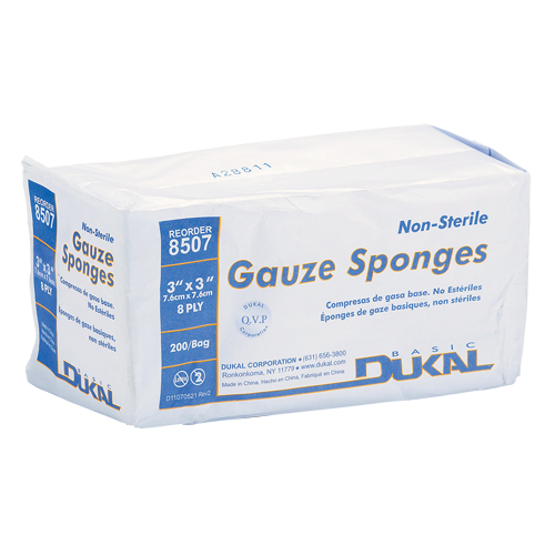 Dynamic Gauze Sponge, Pad, 3" L x 3" W, Medical Device Class 1 Pathway Supply LP