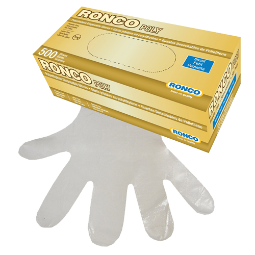 Disposable Glove, Small, Polyethylene, 1-mil, Powder-Free, Clear Pathway Supply LP