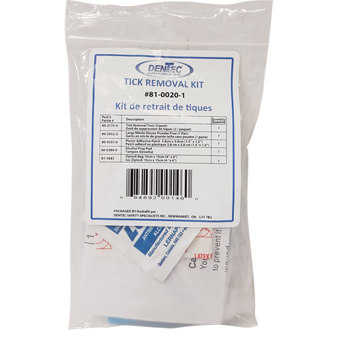 Ensemble de s&eacute;curit&eacute; contre les tiques, Dispositif m&eacute;dical Classe 1, Portefeuille Pathway Supply LP