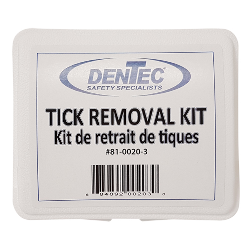 Ensemble de s&eacute;curit&eacute; contre les tiques, Dispositif m&eacute;dical Classe 1, Boîte en plastique Pathway Supply LP