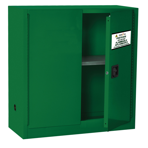 Armoire de rangement pour pesticides, 30 gal., 44" h x 43" l x 18" p Pathway Supply LP