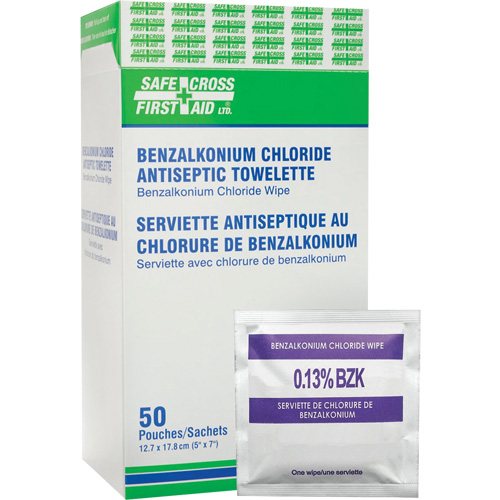 Benzalkonium Chloride Wipes, Towelette, Antiseptic Pathway Supply LP