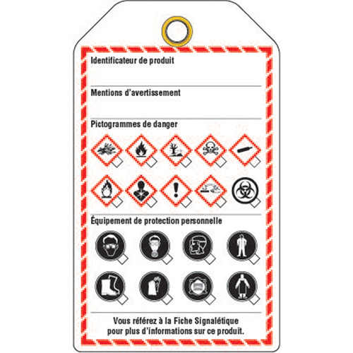 Workplace Tags, Cardstock, 3-3/8" W x 5-3/4" H, French Pathway Supply LP