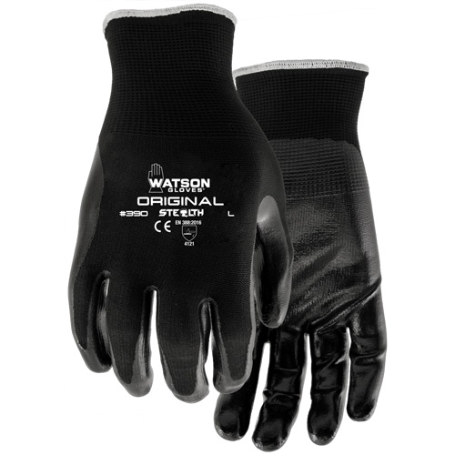 Gants enduits Stealth Original, 7/Petit, R&ecirc;vetement Nitrile, Calibre 13, Enveloppe en Nylon Pathway Supply LP
