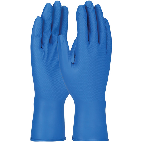 Grippaz Gloves, Small, Nitrile, 8-mil, Powder-Free, Blue Pathway Supply LP
