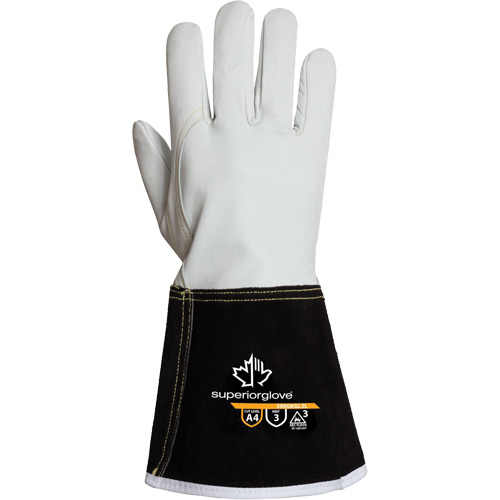 Endura&reg; 399GKGL5 Welding Gloves, Grain Goatskin, Size Medium Pathway Supply LP