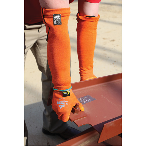 Manches Memphis, Kevlar, 18", ASTM ANSI niveau A5, Orange Pathway Supply LP