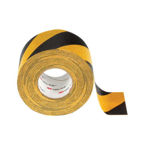 Safety-Walk 600 Series Anti-Slip Tape, 6" x 60', Black & Yellow Pathway Supply LP