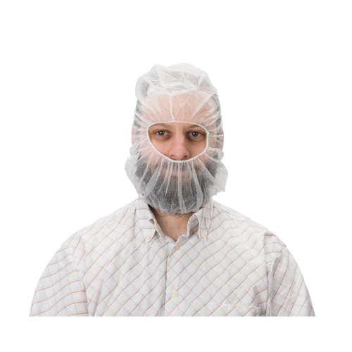 Disposable Hood, Polypropylene, White Pathway Supply LP