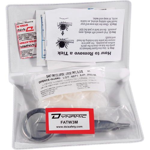 Dynamic Tick Removal Kit, Class 1 Medical Device, Resealable Plastic Bag Pathway Supply LP