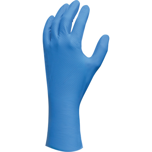 Lightweight Gloves, 7/Small, Nitrile, 9-mil, Powder-Free, Blue Pathway Supply LP