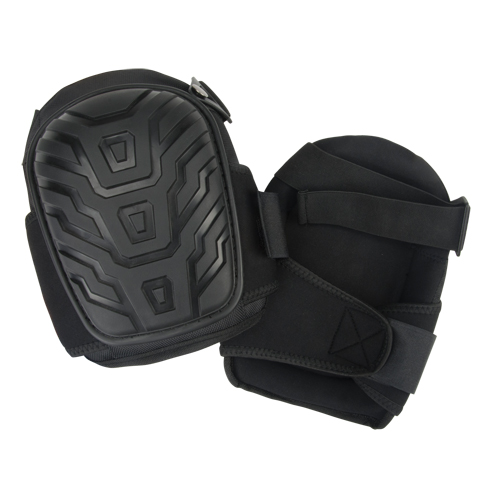 PVC Cap Knee Pads, Buckle/Hook and Loop Style, Plastic Caps, Foam Pads Pathway Supply LP